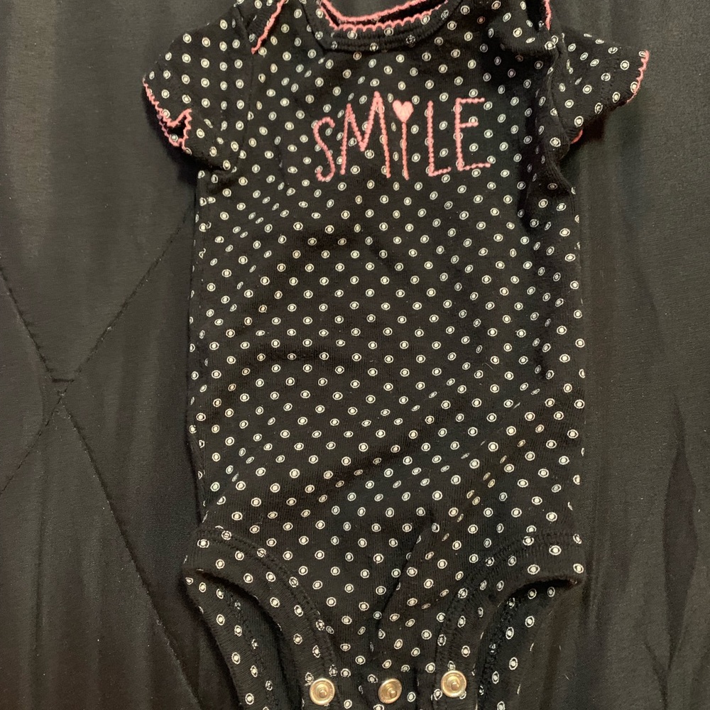 Polka dot onesie